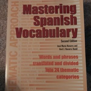 Mastering Spanish Vocabulary book